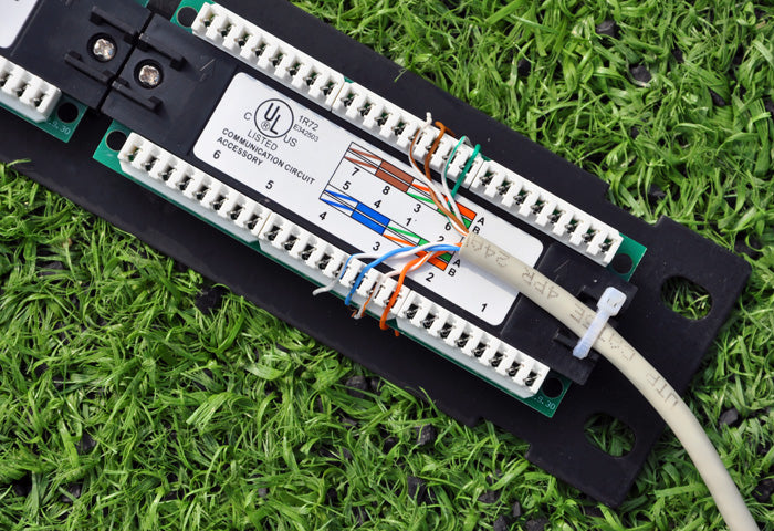 Bundling Ethernet Cable with the Cable Comb and Terminating a Patch Panel 