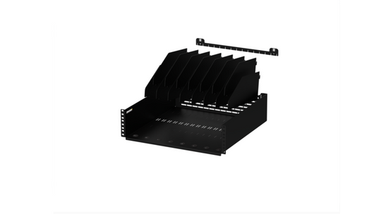 Kendall Howard 3U 18" Depth Rack Mountable Charging Shelf -16 Ports