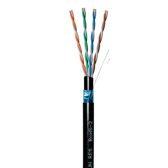Paige Electric GameChanger Shielded OSP Cable, Direct Burial, 22AWG, F/UTP Solid, CM, 1000ft Spool