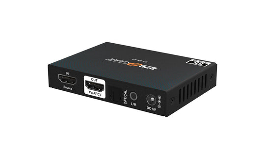 BZBGEAR 8K60 HDMI 2.1 Audio De-embedder to S/PDIF and L/R Converter