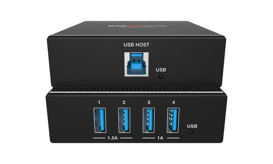 BZBGEAR USB 3.0 over HDBaseT Extender (PoC, RS-232, GPIO & up to 100M/328Ft over CAT6a Cable)