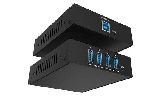 BZBGEAR USB 3.0 over HDBaseT Extender (PoC, RS-232, GPIO & up to 100M/328Ft over CAT6a Cable)