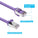 Cat8 S/FTP Ethernet Network Cable, 28AWG - Purple