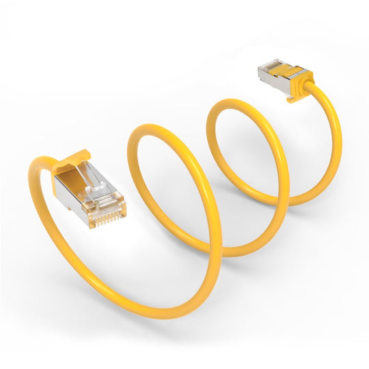 Cat8 S/FTP Ethernet Network Cable, 28AWG - Yellow