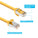 Cat8 S/FTP Ethernet Network Cable, 28AWG - Yellow