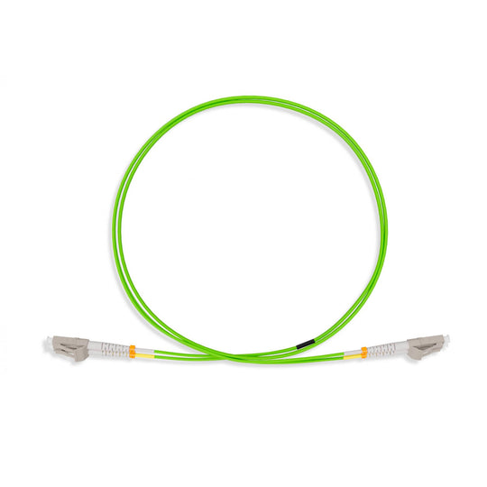 OM5 LC/LC UPC LSZH/OFNR Dual-Rated Multimode Fiber Optic Patch Cable