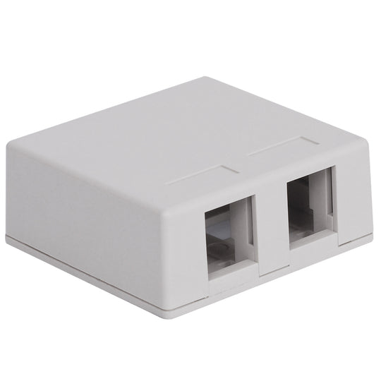 ICC Surface Mount Box with 2 Ports in 25 Pack