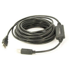 30ft USB Cable Extension for Printer - USB A Male to USB B Male with Repeater