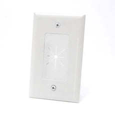 Garvin LVP1 1 Gang Cable Wall Plate with Flexible Opening