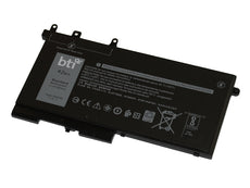 BTI 3-cell 11.4V, LiPolymer Internal Notebook Battery for DELL Latitude 5280, 5290, 5480,