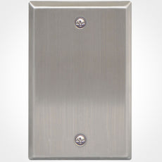 ICC Blank Stainless Steel Wall Plate