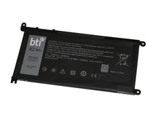 BTI 3-cell 11.4V, LiPolymer Internal Notebook Battery for DELL Chromebook 11 3180, 11 3189