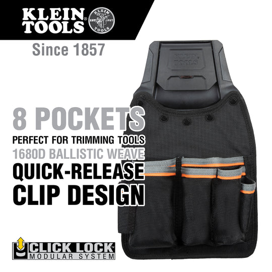 Klein Tools Tradesman Pro Modular Trimming Pouch with Belt Clip, 55914