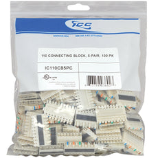 ICC 110 Connecting Block 100 PK, 5-Pair