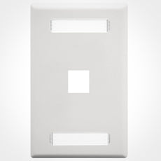 ICC Keystone Wall Plate with Dual Station IDs