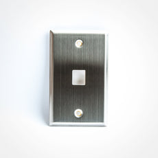 ICC Stainless Steel Keystone Wall Plate