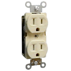 Morris Commercial Grade Tamper Resistant Duplex Receptacle 15A-125V