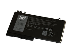 BTI 3-cell 11.4V, LiPolymer Internal Notebook Battery for DELL Latitude E5270, E5470, E5570