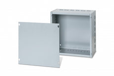 Austin AB-664SB 6x6x4 Type 1 Screwcover Junction Box - No ko's, Galvanized