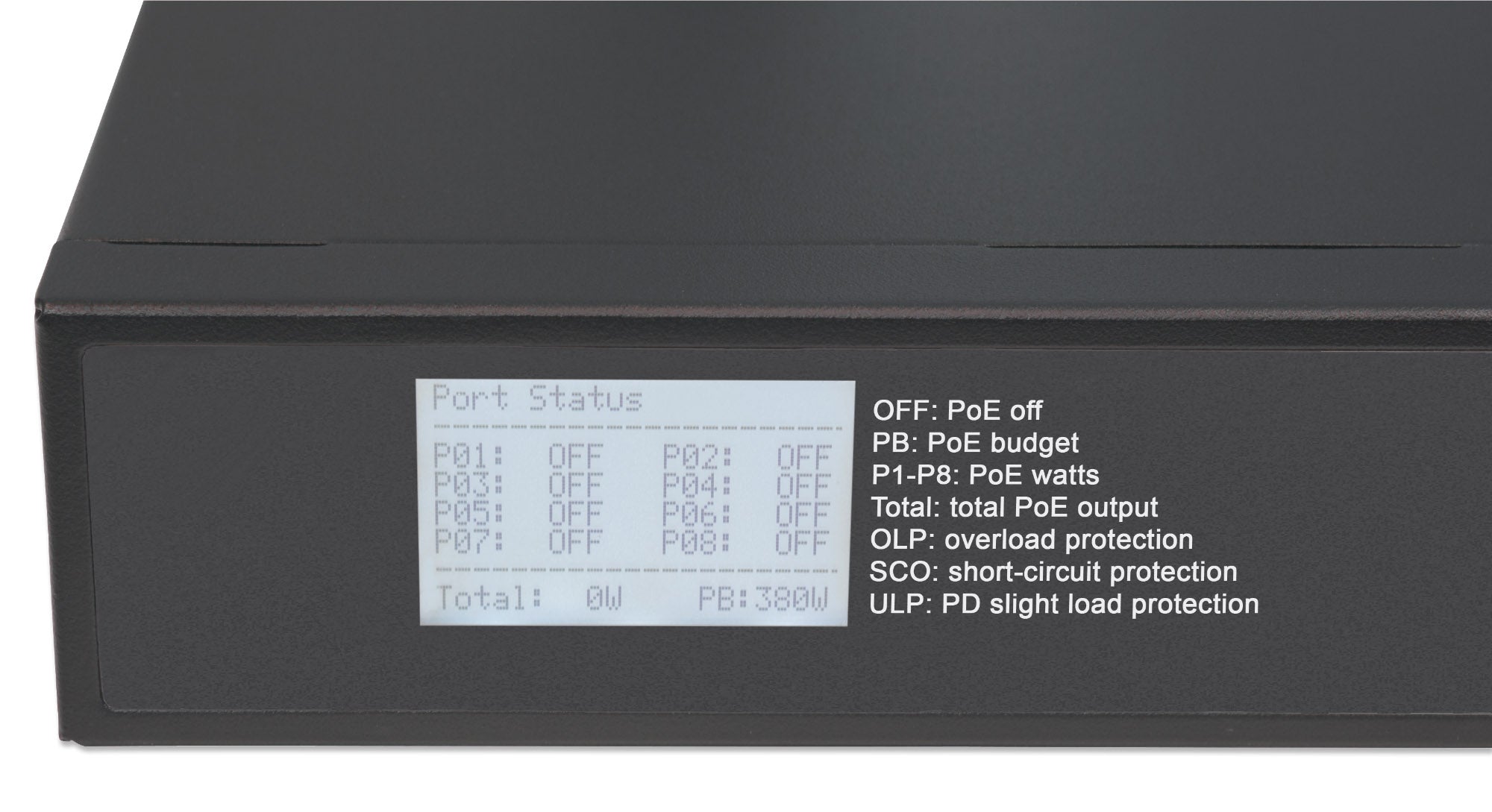 Intellinet 8-Port Gigabit Ethernet Ultra PoE Switch – FireFold