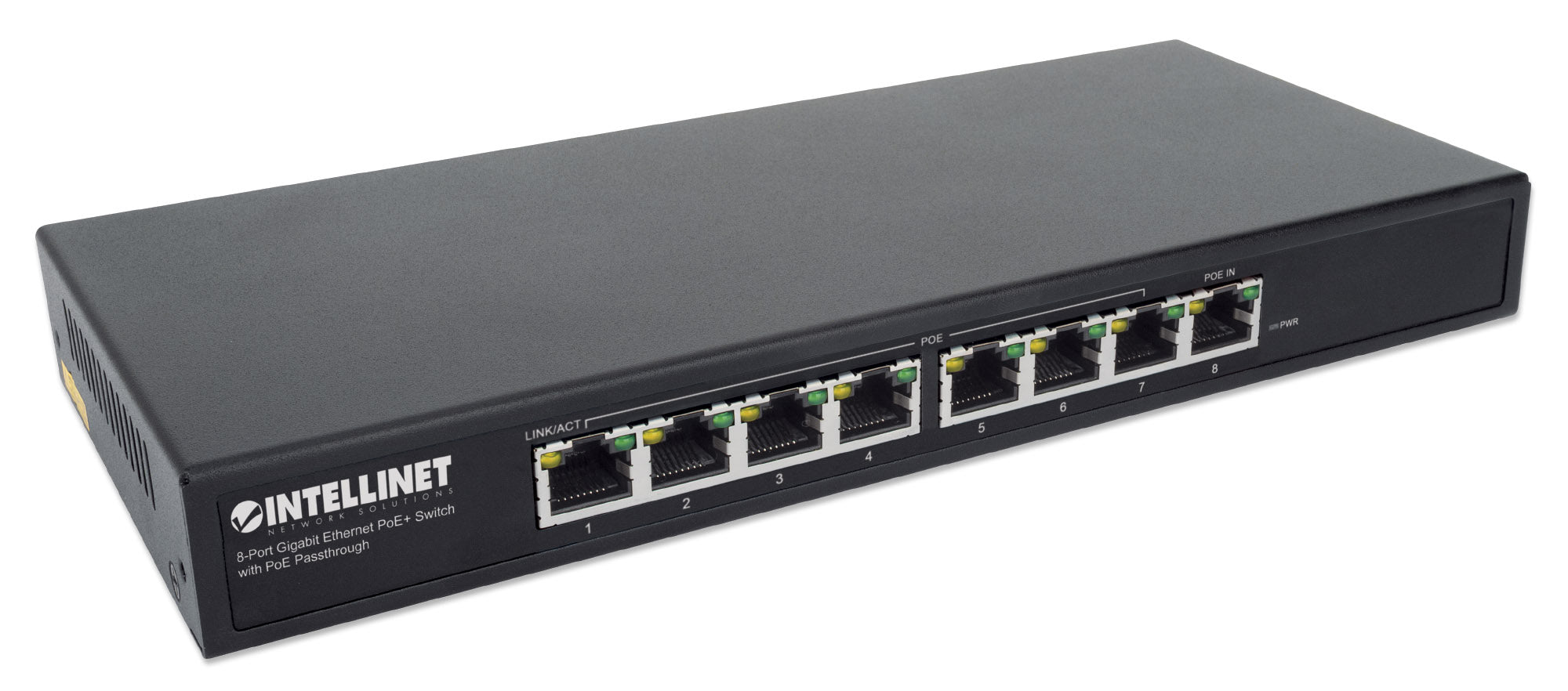 PoE-Powered 5-Port GbE Switch w/ PoE Passthrough