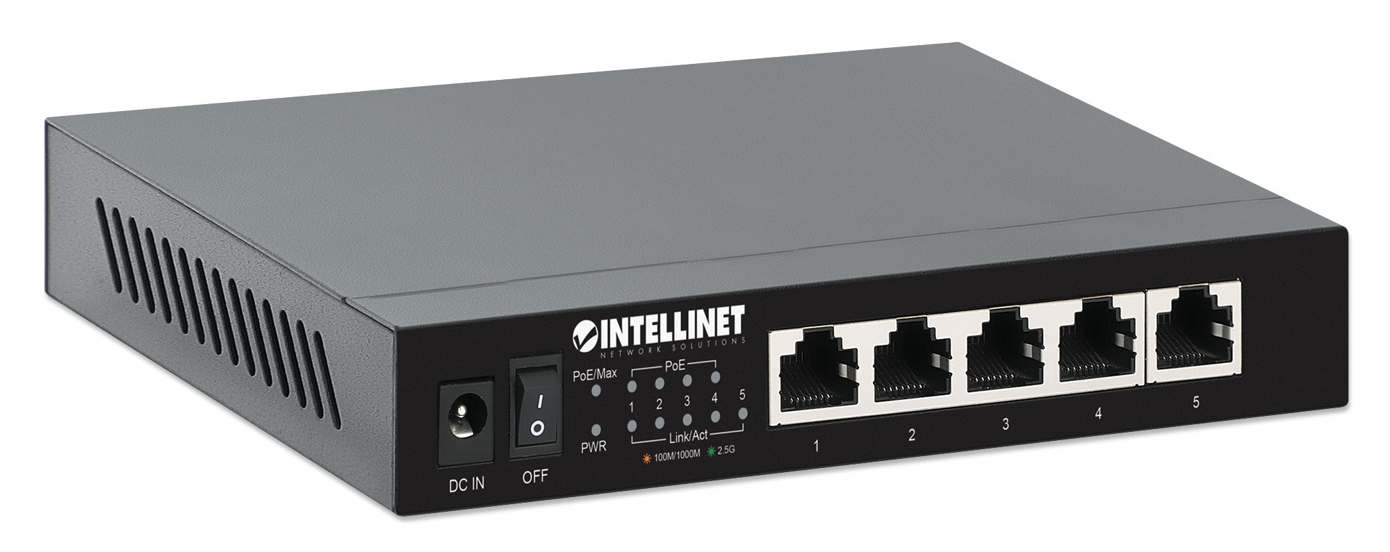 Intellinet 8-Port Gigabit Ethernet PoE+ Switch (561204) – Intellinet Europe