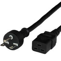 World Cord NEMA 6-15 to C19 15A 250V 14/3 SJT Power Cord - Black – FireFold